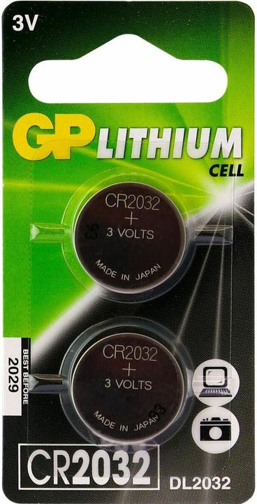 Actual product image GP Batteries Lithium CR2032 (2 pcs., CR2032, 240 mAh)