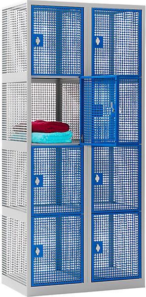 Image du produit eurokraft basic Casier en métal perforé (80 cm, 180 cm)