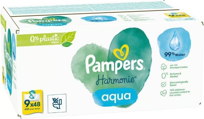 Pampers Harmonie Aqua (432 Stück)