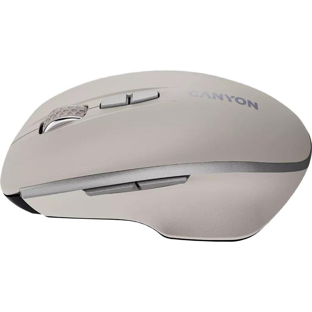 Thumbnail - Canyon MW-21, Wireless optical mouse, USB rec., Blue LED sensor, 800/1,200/1,600 dpi, 3 buttons, bei (Kabellos), Maus, V...