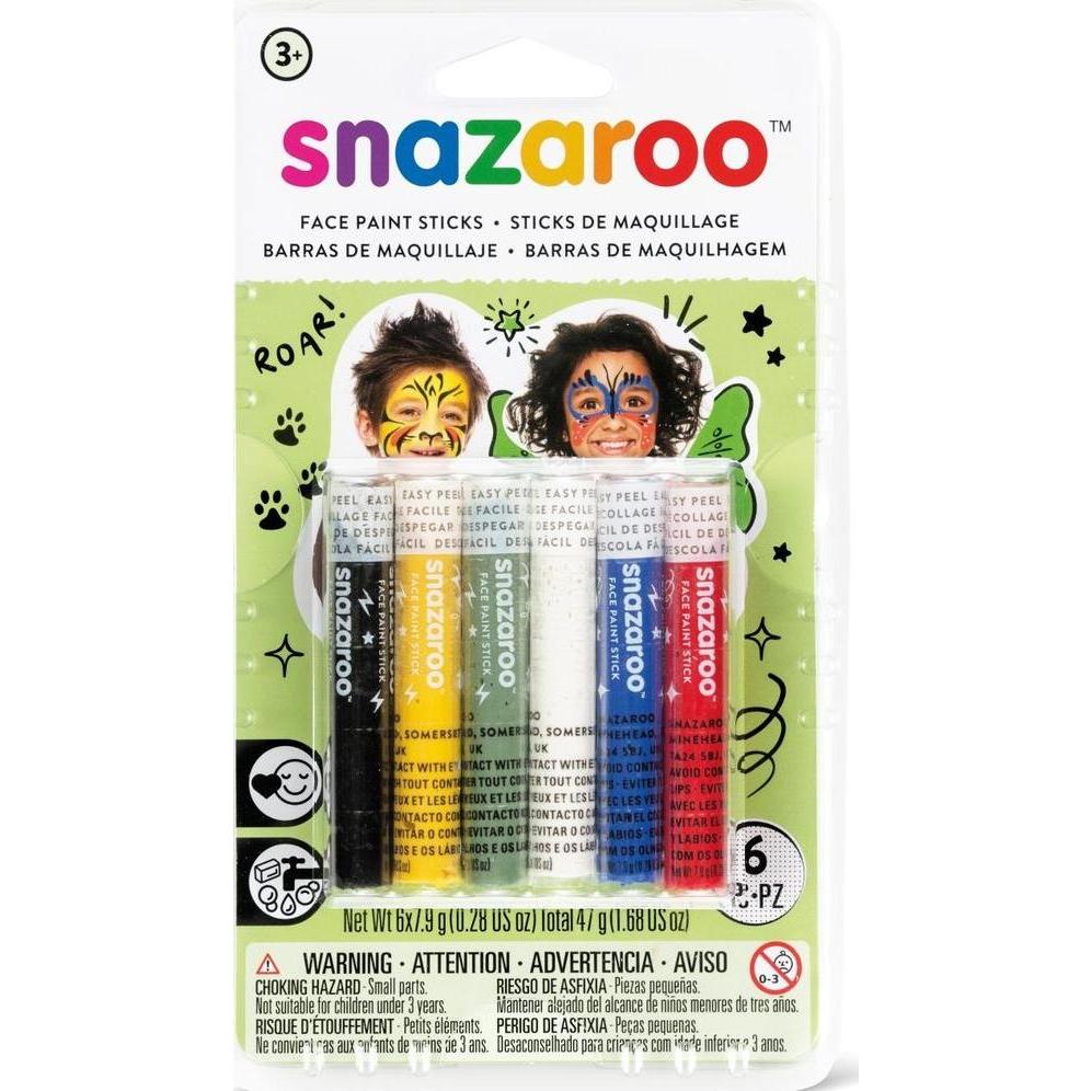 Thumbnail - Snazaroo Zubehör Schminkstifte Gemischt, 6 Stück, Set: Ja