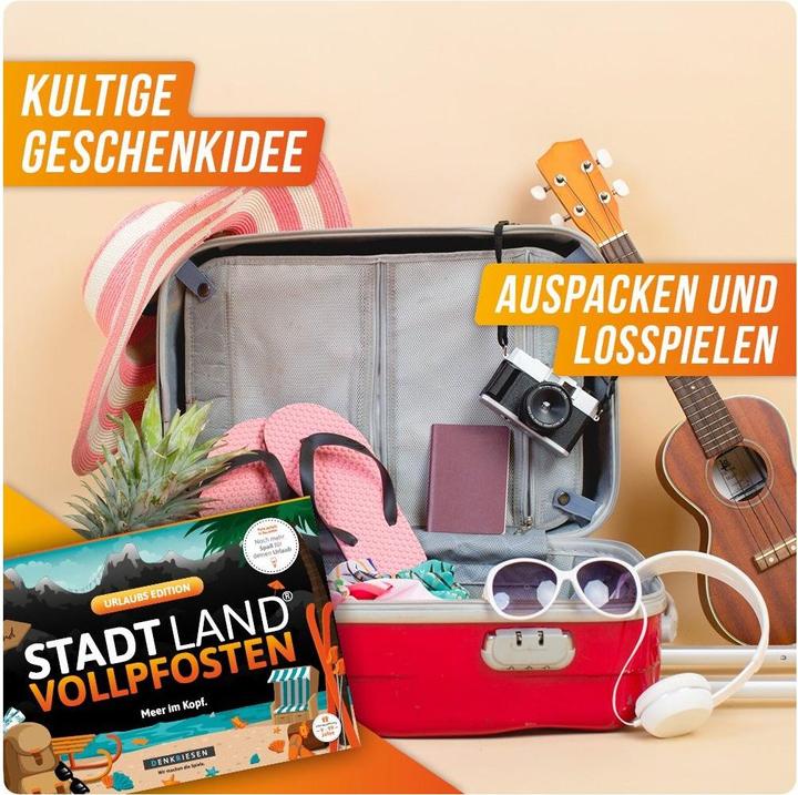 Produktbild Denkriesen Stadt Land Vollpfosten - A4 Block Urlaubs Edition (d) (Deutsch)
