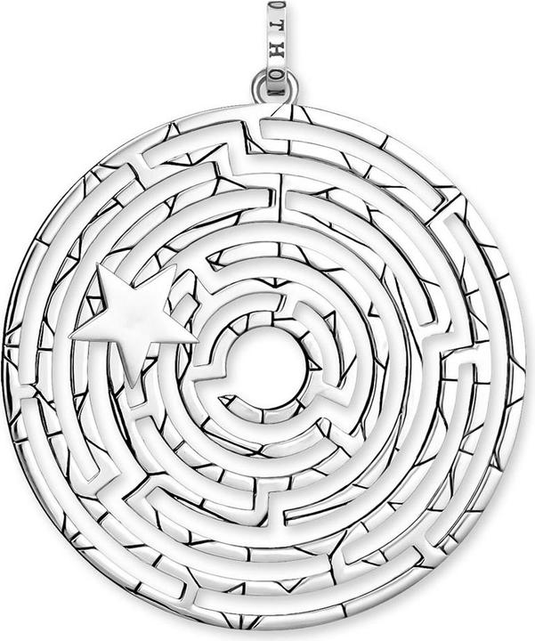 Immagine prodotto Thomas Sabo Ciondolo Labirinto con stella d'argento (Argento 925)