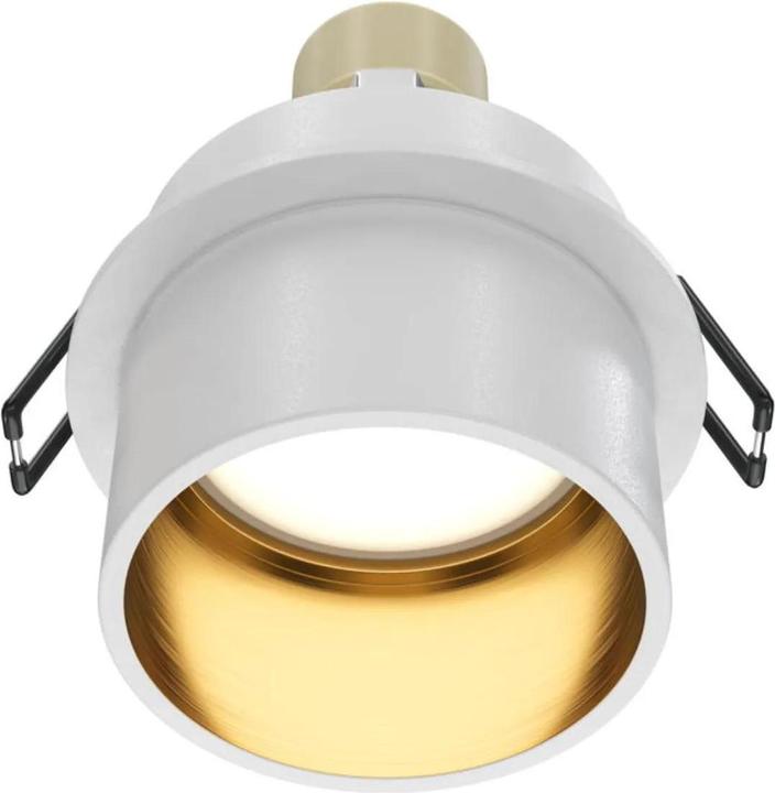 Actual product image Maytoni Reif Recessed ceiling spot GU10 White, Gold Ø68mm (GU10)