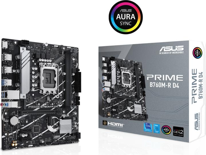 Produktbild ASUS PRO B760M-R (LGA 1700, Intel B760, mATX)