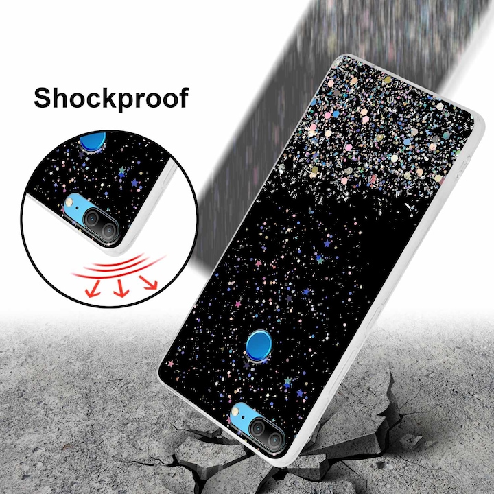 Immagine prodotto Cadorabo Cover in TPU con brillantini per Honor 9 LITE (Onore 9 Lite)