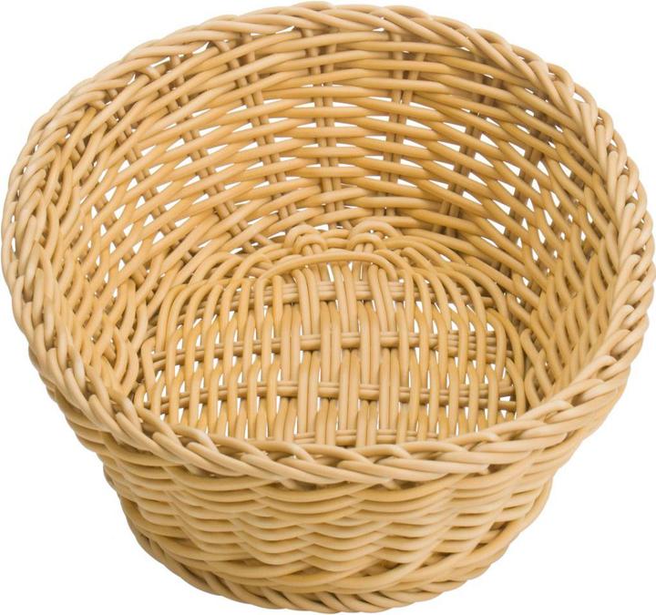 Immagine prodotto Saleen Cestino per il pane ovale in plastica 25,5x19x7cm beige