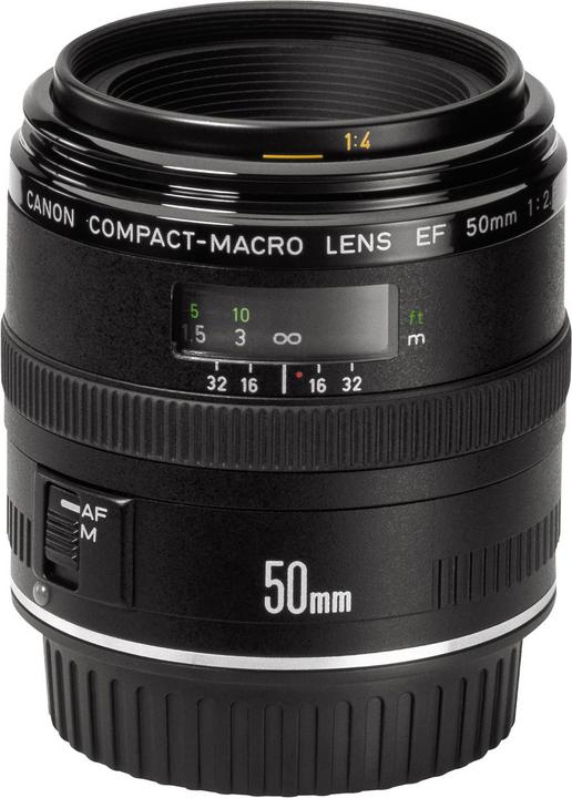 Produktbild Canon EF 50mm f/2.5 Compact Macro - Import (Canon EF, Vollformat)