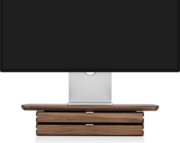 Image du produit Oakywood Étagère de bureau Mini support d'écran peu encombrant avec tiroir