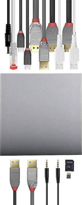 Actual product image Lindy DST Pro 101 (USB-C, 1 portion)
