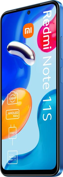 Actual product image Xiaomi Redmi Note 11S (128 GB, Twilight Blue, 6.43", Dual SIM, 108 Mpx, 4G)