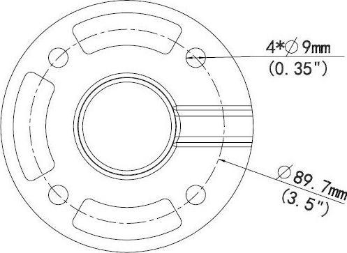 Actual product image Allnet IP camera zbh. Pendant mount/Ceilings for ALL-CAM2498-LEP