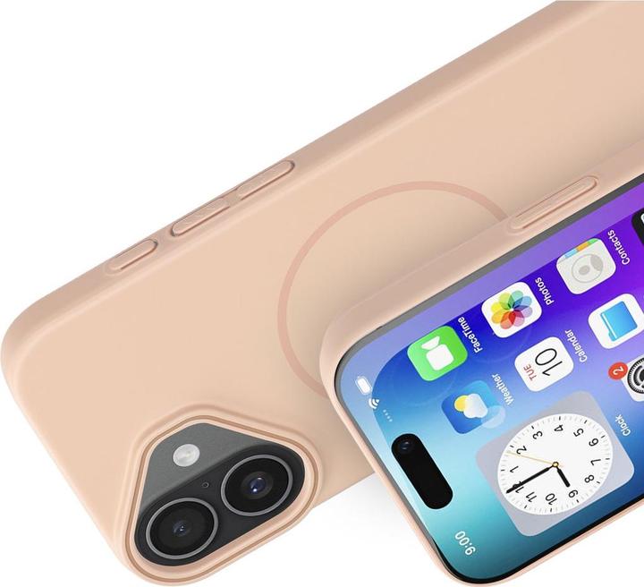 Actual product image Mobiparts Slim Line Case Apple iPhone 17 (MagSafe Compatible) Dune Sand (Apple iPhone 17)
