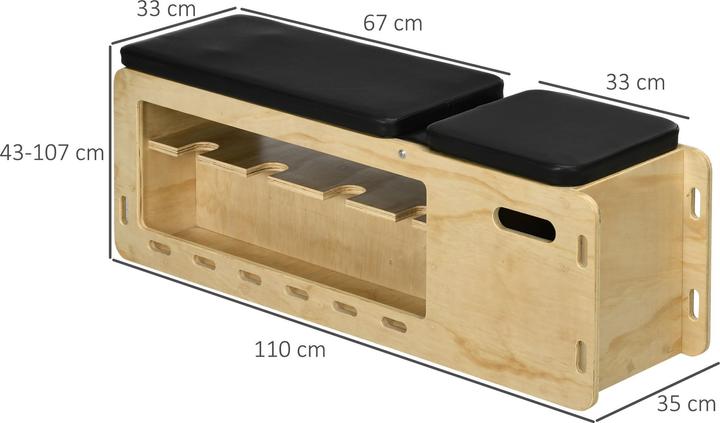 Produktbild Homcom Hantelbank mit Hantelablage