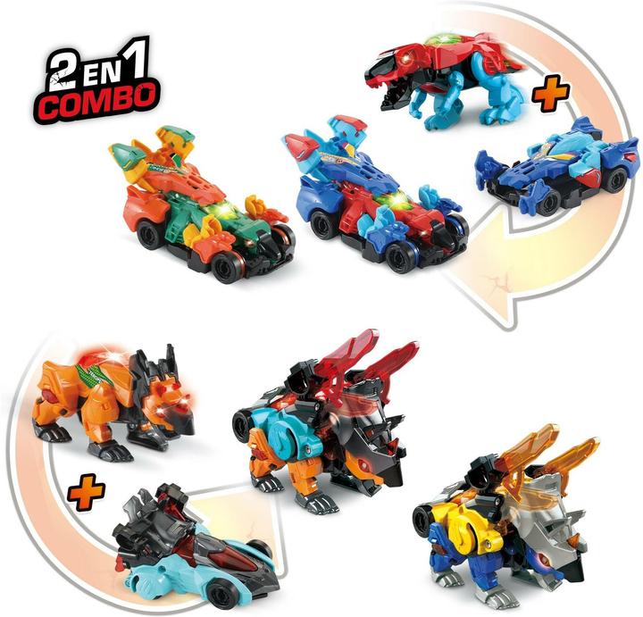 Produktbild VTech Petis Switch & Go Dinos Combo (differents models) (Französisch, 3 - 8 Jahre)