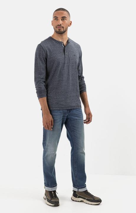 Immagine prodotto Camel Active Camicia henley a maniche lunghe in misto cotone sostenibile (XXL)