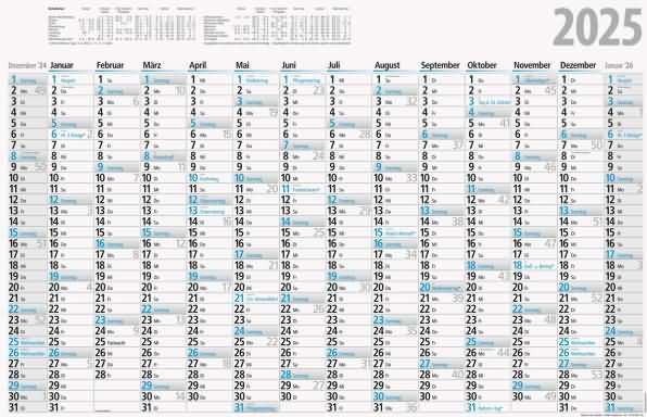 Actual product image Rido Annual planner (A2)