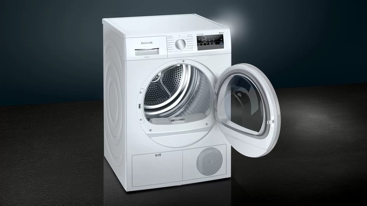 Produktbild Siemens WT45HV90 Wäschetrockner (Kondensation, Wärmepumpe, freistehend, A++, 8 kg, iQ300) (8 kg, Rechts)
