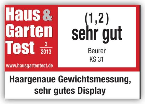 Productafbeelding Beurer Ks 31