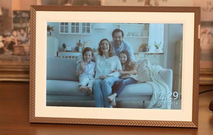 Productafbeelding Arzopa D10 10,1" digitale lijst (donkerbruin) (10.10", 1280 x 800 pixels)