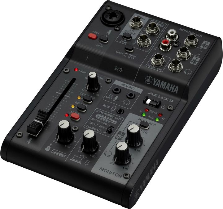 Produktbild Yamaha AG03MK2B (Studio- und Livemixer)