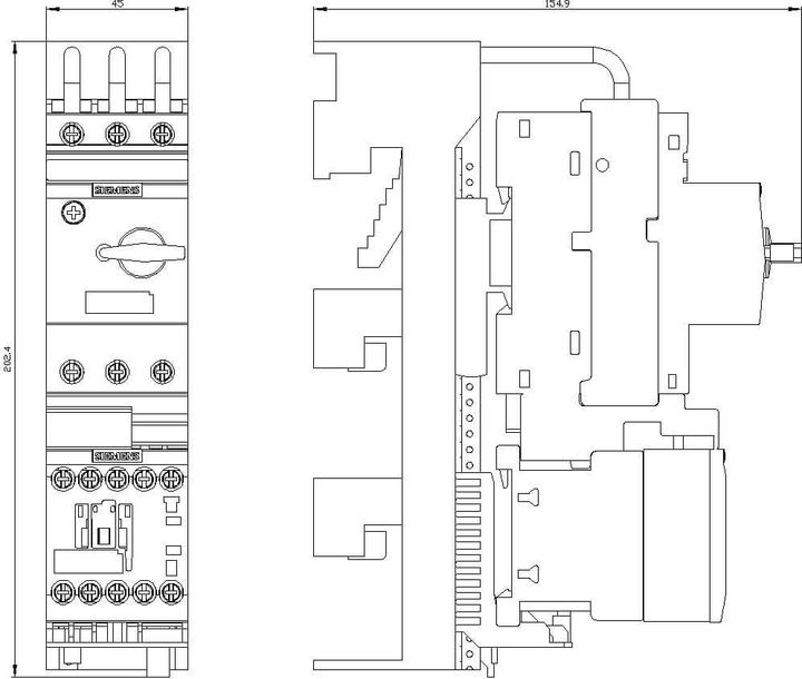 Produktbild Siemens Verbraucherabzweig 3RA2110-0CD15-1AP0