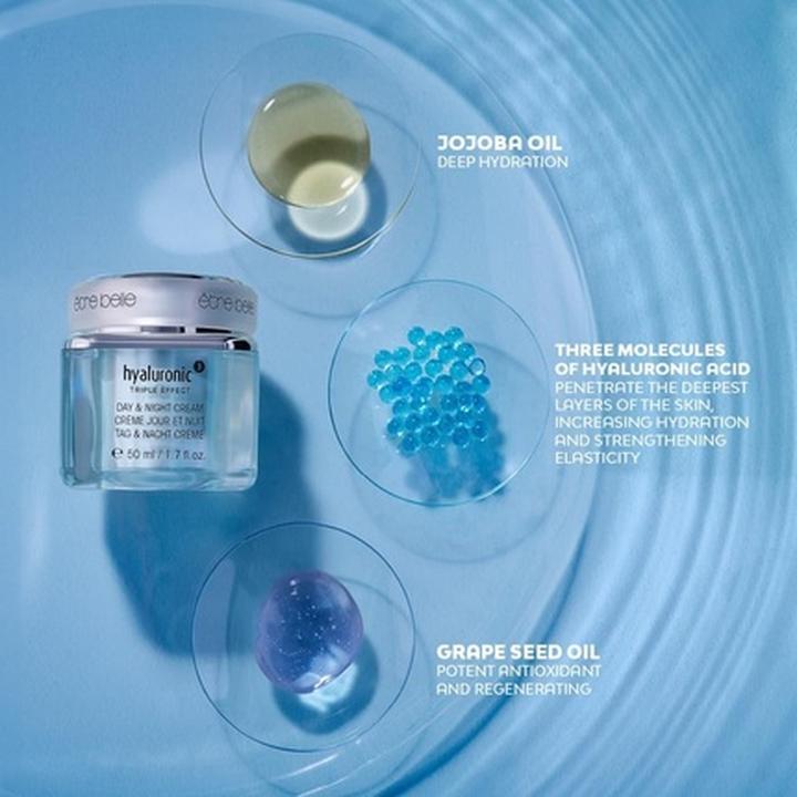 Produktbild être belle Hyaluronic (Augenpflege Crème, Tag + Nacht, 50 ml)