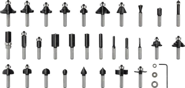 Immagine prodotto Bosch Professional Zubehör Set di bave a mano libera. Gambo da 8 mm. 30 pezzi