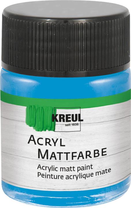 Immagine prodotto Kreul Vernice acrilica opaca, 50 ml (Blu chiaro, 50 ml)