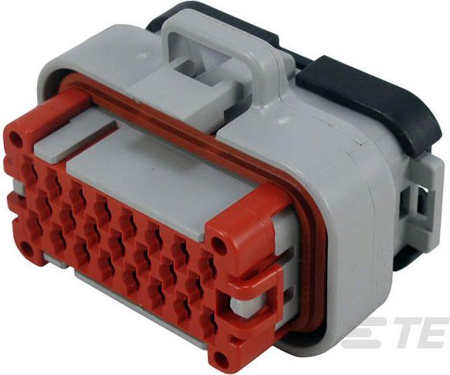 Produktbild TE Connectivity Stecker 23-polig grau