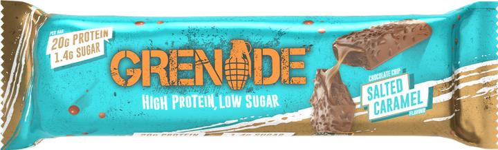 Actual product image Grenade Carb Killa Bars Chocolate Chip Salted Caramel (Chocolate, Caramel, Nougat, 1 pcs., 60 g)