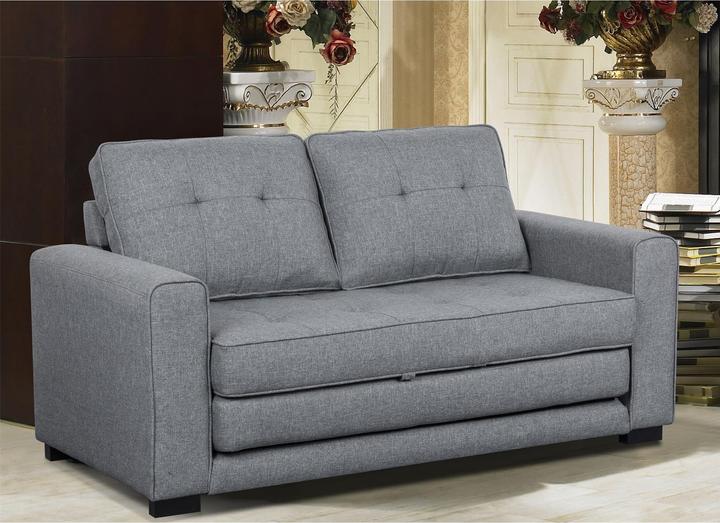 Actual product image HTI-Living Zweisitzer mit Schlaffunktion Hellbrau Azaria (2 person sofa)