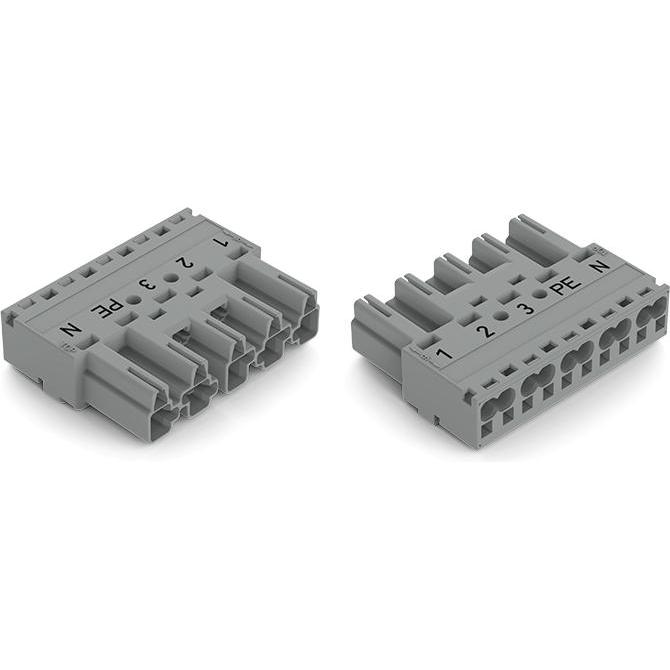 Wago 770-255/062-000 Parte pin 5 pin 2L grigio Cod. B, Accessori di elettronica + Alloggiamento, Grigio