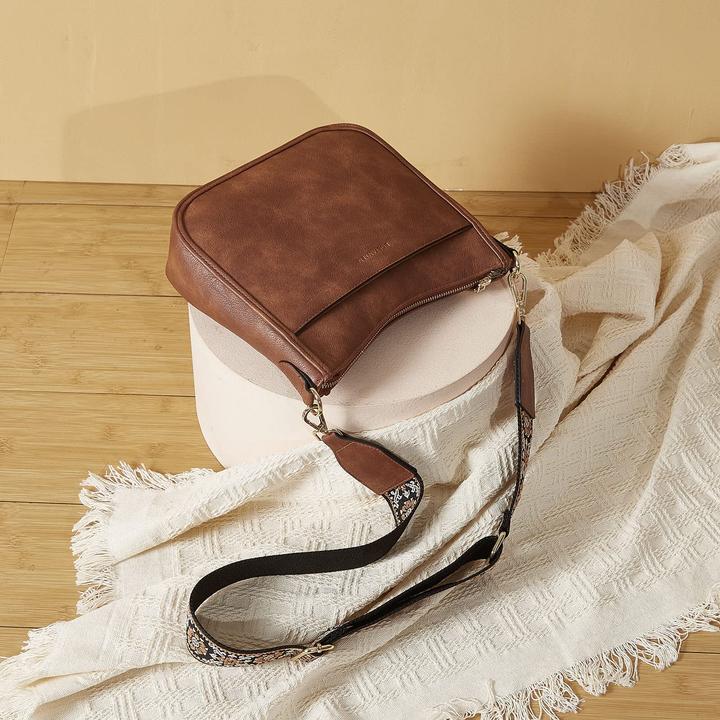 Produktbild Only-Bags.Store Kleine Umhängetasche Crossbody-Taschen mit verstellbarem, farbigem Riemen, Kunstleder