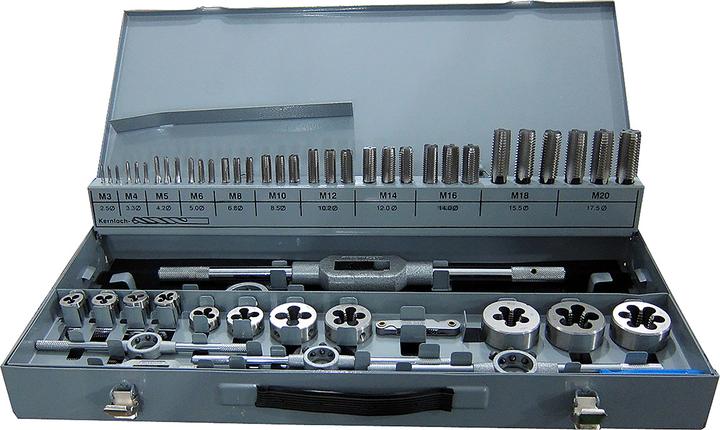 Actual product image Rs Pro HSS steel metric tap & die set,M3-M20