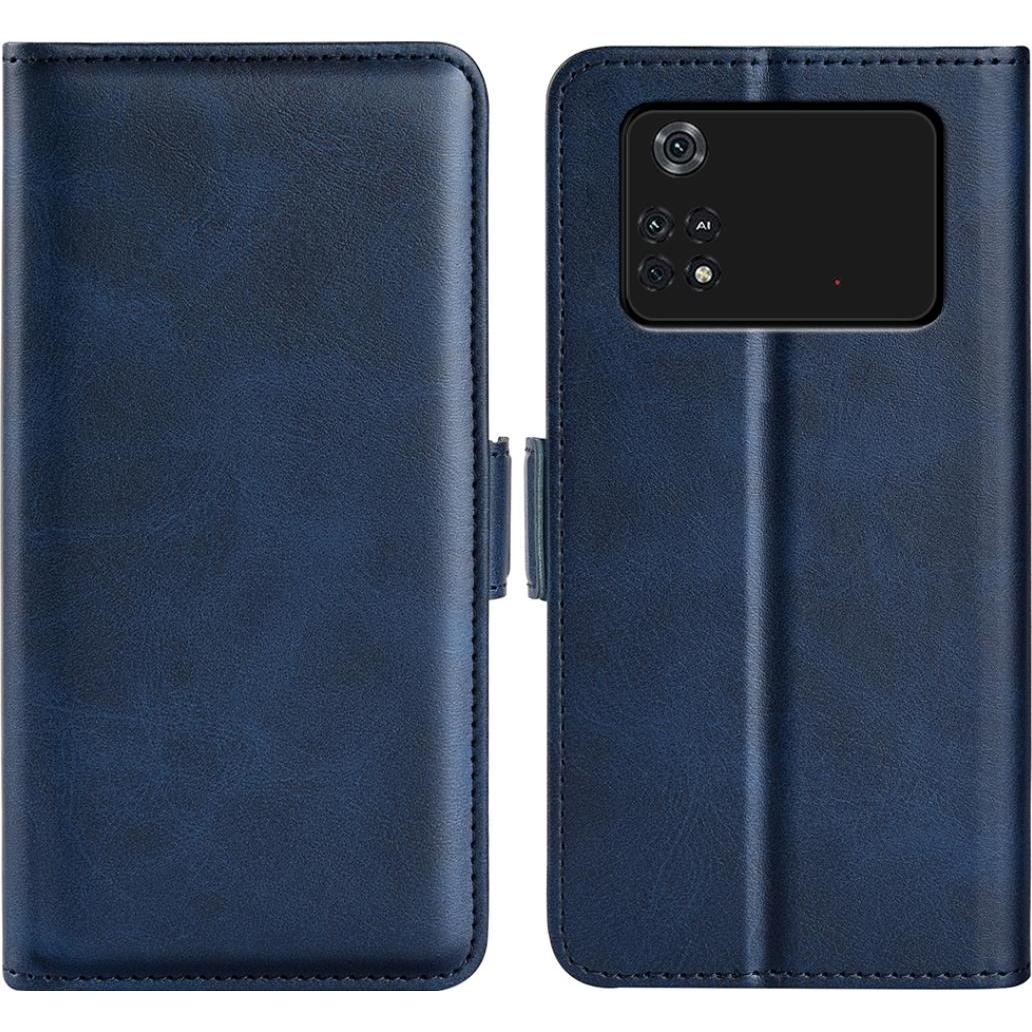 Thumbnail - Screenguard Xiaomi Poco M4 Pro 4G CardLounge Lederhülle (Xiaomi Poco M4 Pro), Smartphone Hülle, Blau