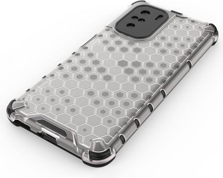 Produktbild Hurtel Honeycomb Case armor cover with TPU Bumper for Xiaomi Redmi K40 Pro+ / K40 Pro / K40 / Poco F3 black (LG K40, Xiaomi Redmi K40 Pro+, Xiaomi Poco F3)