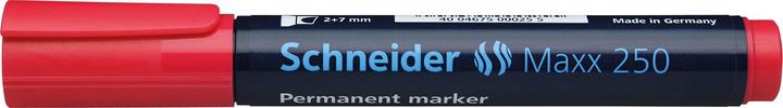 Produktbild Schneider Permanentmarker Maxx 250 Strichstärke: 2-7 mm Schreibfarbe: rot (1x)