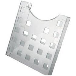 Helit, Prospektständer, H6102508 - A4 - Polystyrene - Grau - Transparent - 1 Stück(e) - 240 mm - 40 mm (A4)
