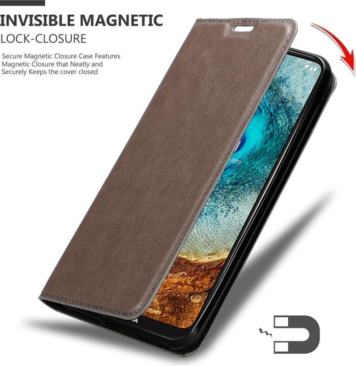Actual product image Cadorabo Book Invis. Magnet sleeve (Nokia X20, Nokia X10)