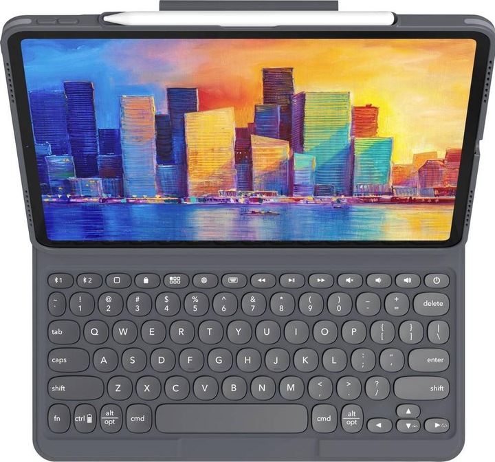 Produktbild Zagg Keyboard Pro Keys Pro Charcoal (DE, iPad Pro 12.9 2018 (3. Gen), iPad Pro 12.9 2020 (4. Gen), iPad Pro 12.9 2021 (5. Gen))