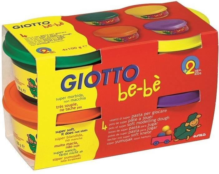 FILA Play dough 4x100gr BEBE Giotto (464903 )