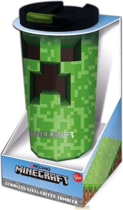 Actual product image Stor Minecraft stainless steel drinking cup Creeper (0.43 l)