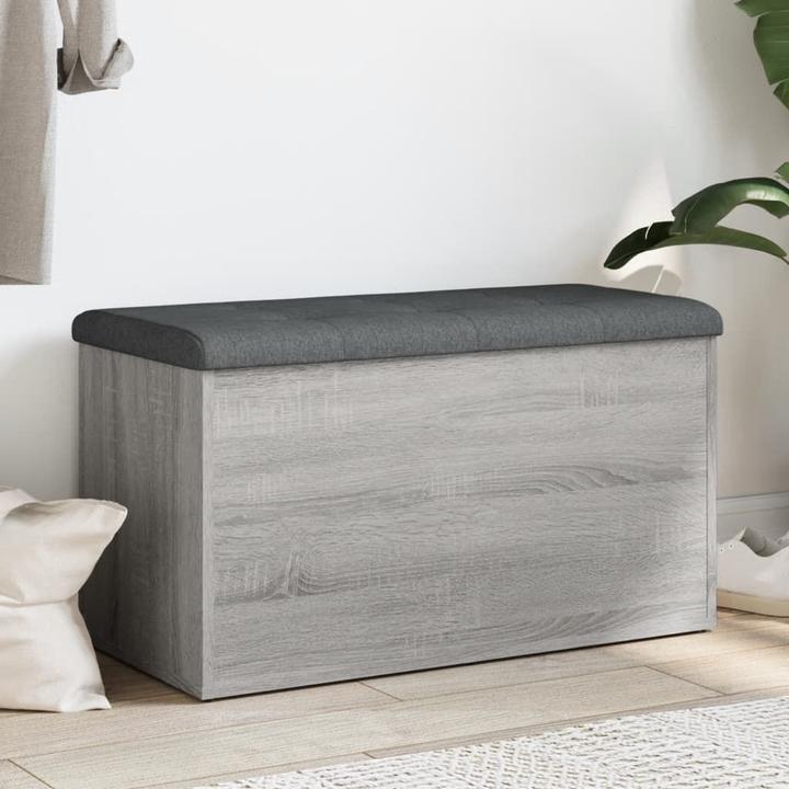 Immagine prodotto VidaXL Panca con contenitore Grigio Sonoma 82x42x45 cm (42 cm)
