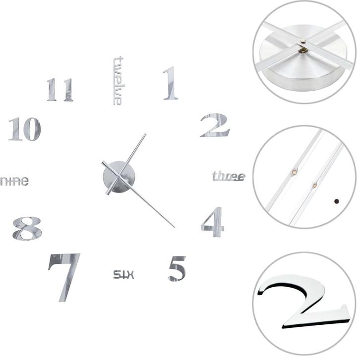 Actual product image vidaXL Wanduhr (100 cm)