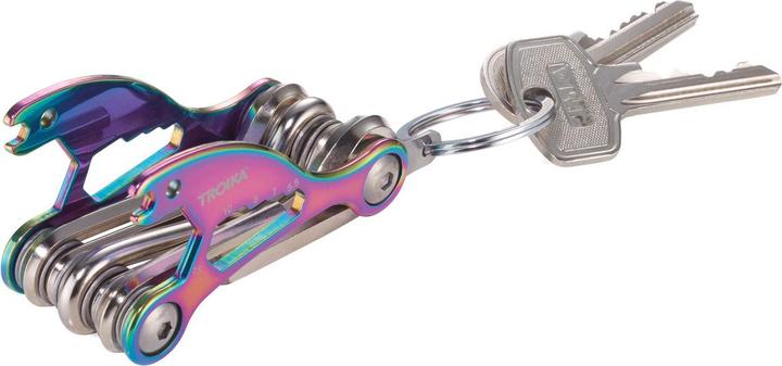 Actual product image Troika Keychain Multitool Iridescent