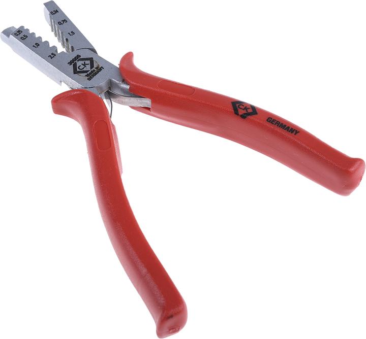 Actual product image C.K Magma Crimping pliers Wire end ferrules 0.25 (145 mm)
