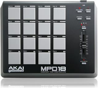 Produktbild Akai MPD18, Drumpad, USB/MIDI (Controller)