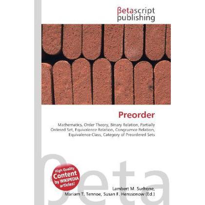 Thumbnail - Preorder, Fachbücher von Lambert M. Surhone, Miriam T. Timpledon, Susan F. Marseken