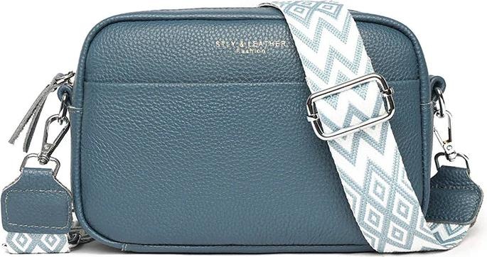 Only-Bags.Store Borsa crossbody in vera pelle, borsa a tracolla, borsa a mano